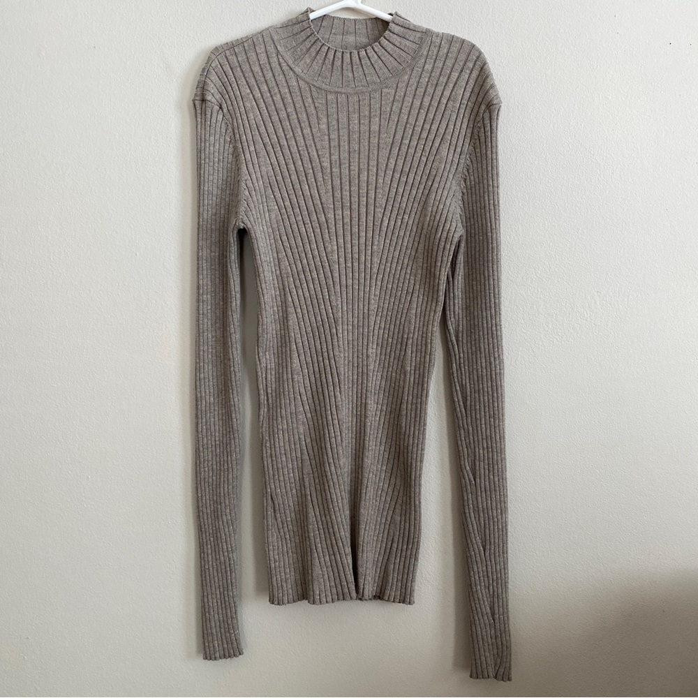 H&M Mock Turtleneck Long Sleeve Top